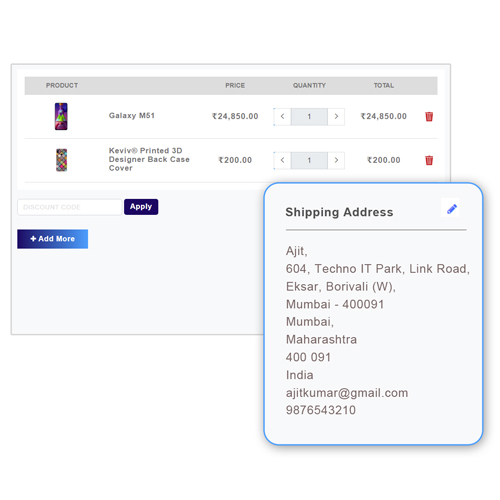 Get Different Shipping Address with VistaShopee