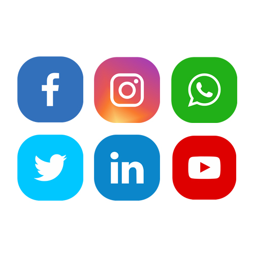 Add social media icons for awareness with VistaShopee