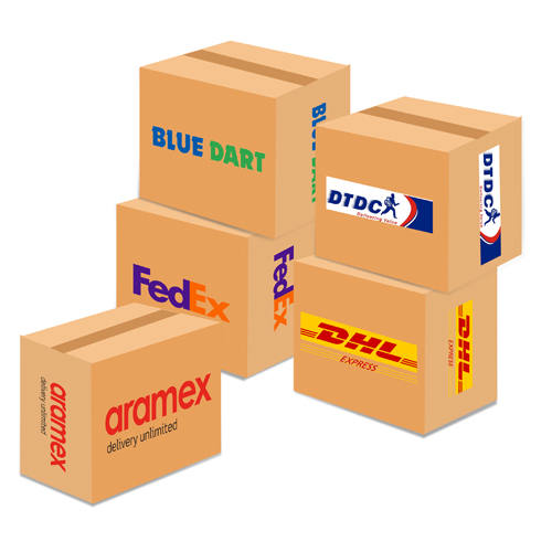 National/International Carriers such as BlueDart, FedEx, DTDC and Aramex
